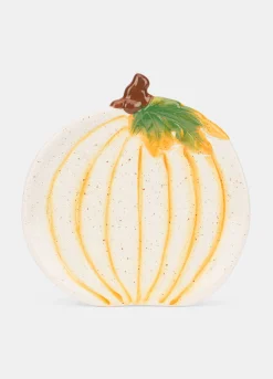 Piattino zucca in ceramica