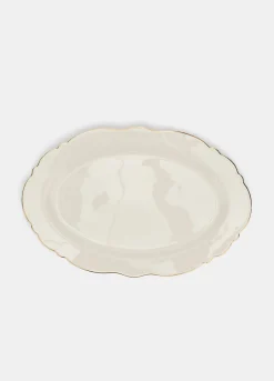 Piatto da portata in porcellana bone china