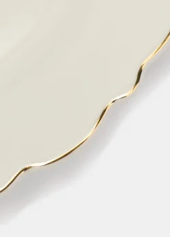 Piatto da portata in porcellana bone china