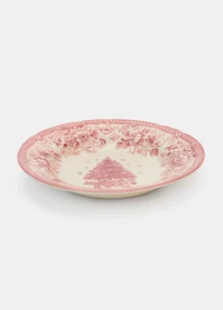 Piatto fondo con decorazione natalizia