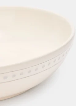 Piatto fondo in ceramica con bordo