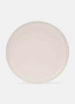 Piatto piano in ceramica con bordo