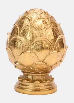 Pigna ornamentale dorata