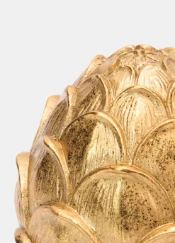 Pigna ornamentale dorata