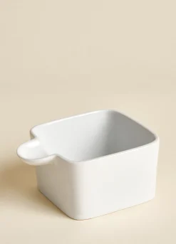 Pirofila 1 manico in porcellana