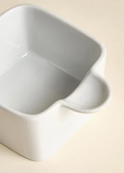 Pirofila 1 manico in porcellana