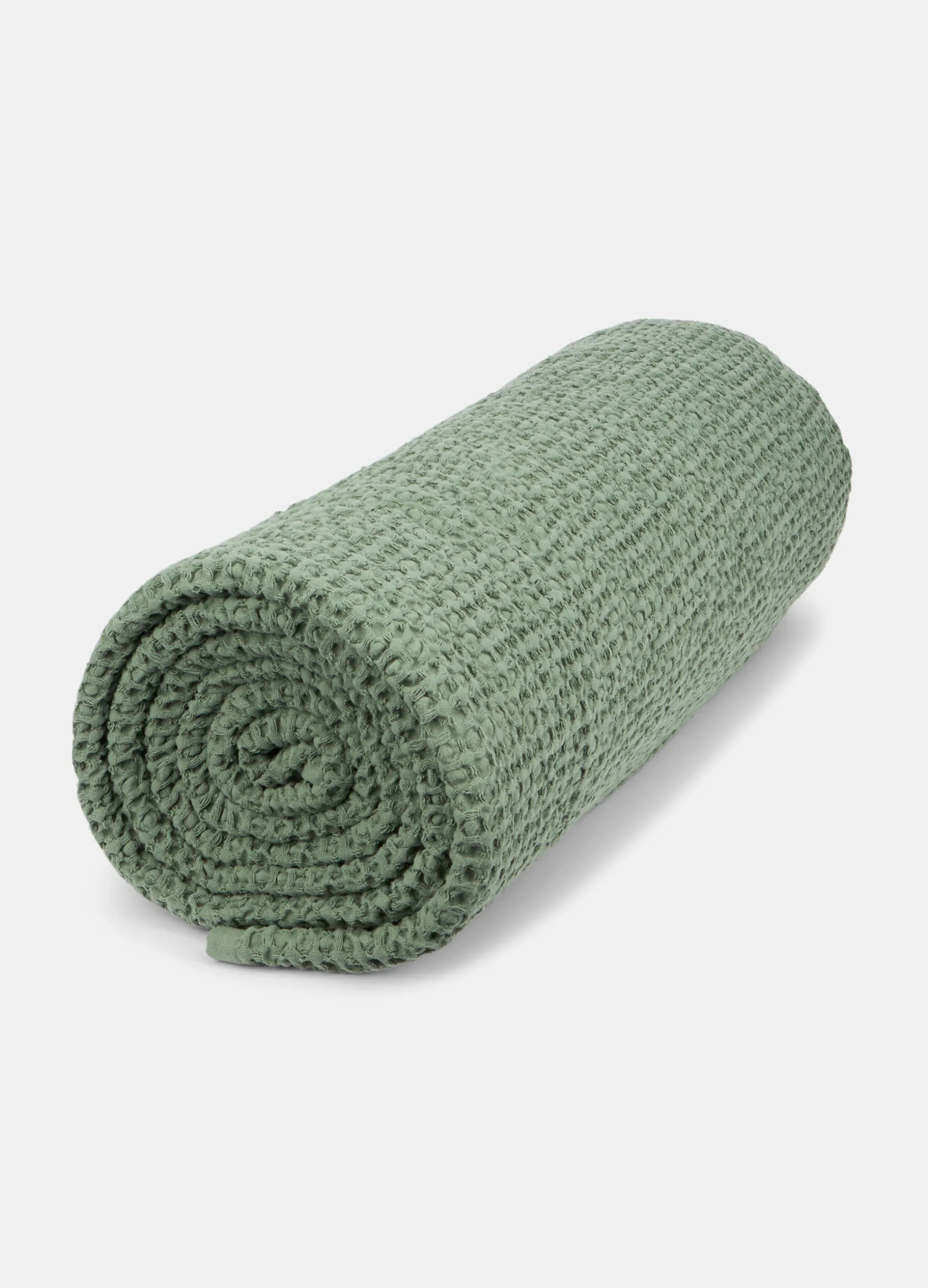 Plaid a due piazze in cotone a nido d'ape