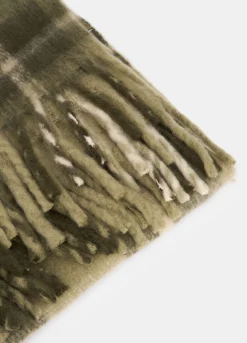 Plaid a scacchi effetto mohair