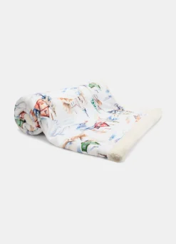 Plaid con motivo natalizio