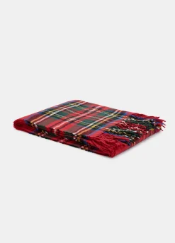 Plaid in misto cotone tartan Made in Italy