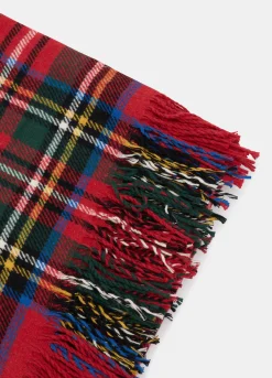 Plaid in misto cotone tartan Made in Italy