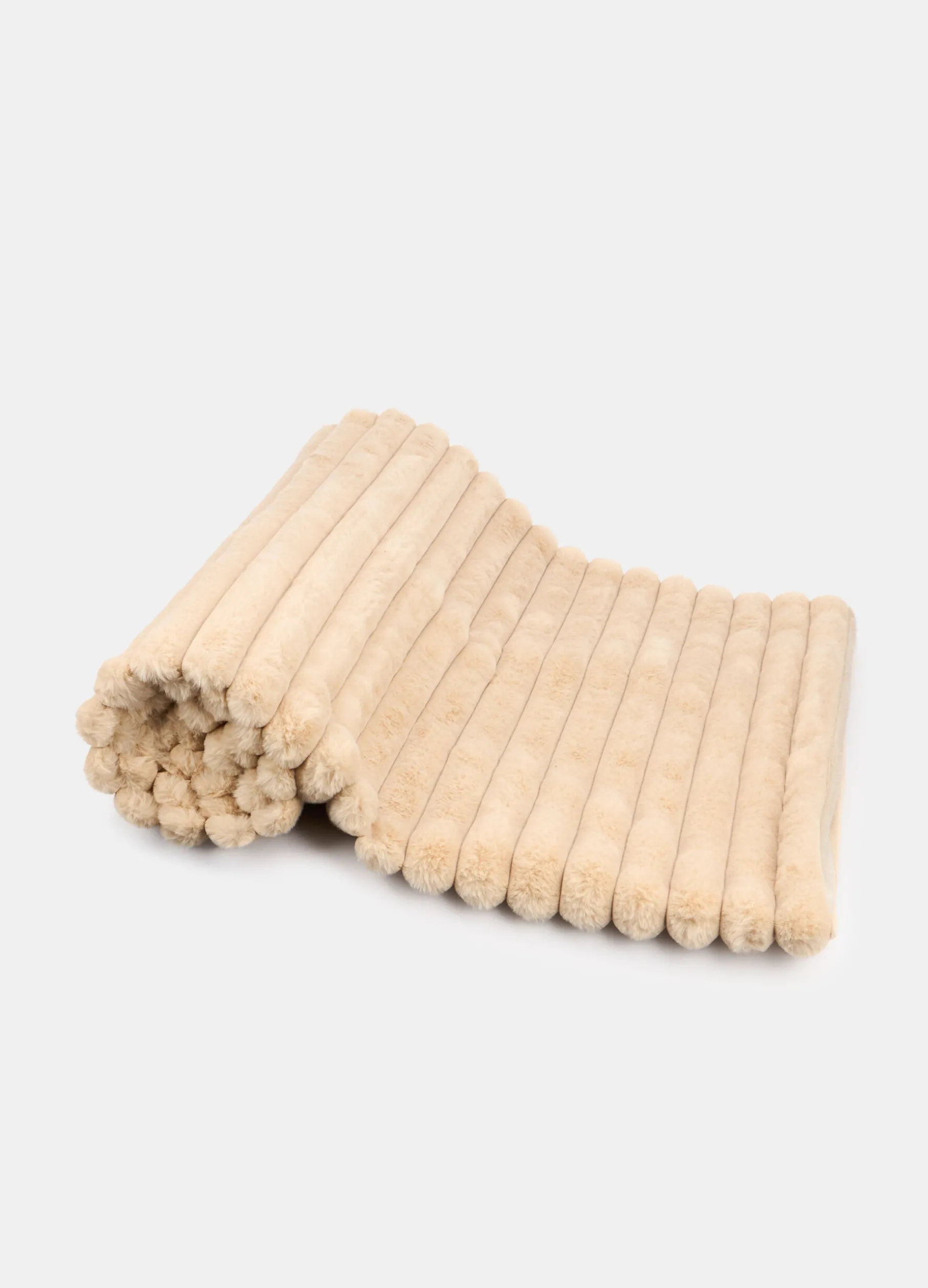 Plaid peluche trapuntato