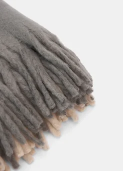 Plaid singolo con motivo bicolore