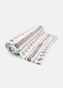 Plaid singolo effetto velluto