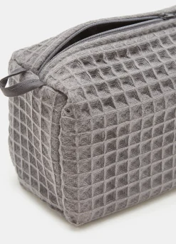 Pochette nido d'ape in puro cotone