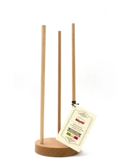 Porta bicchieri in legno di faggio massello Made in Italy