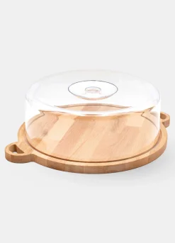 Porta Formaggio ovale in legno Made in Italy