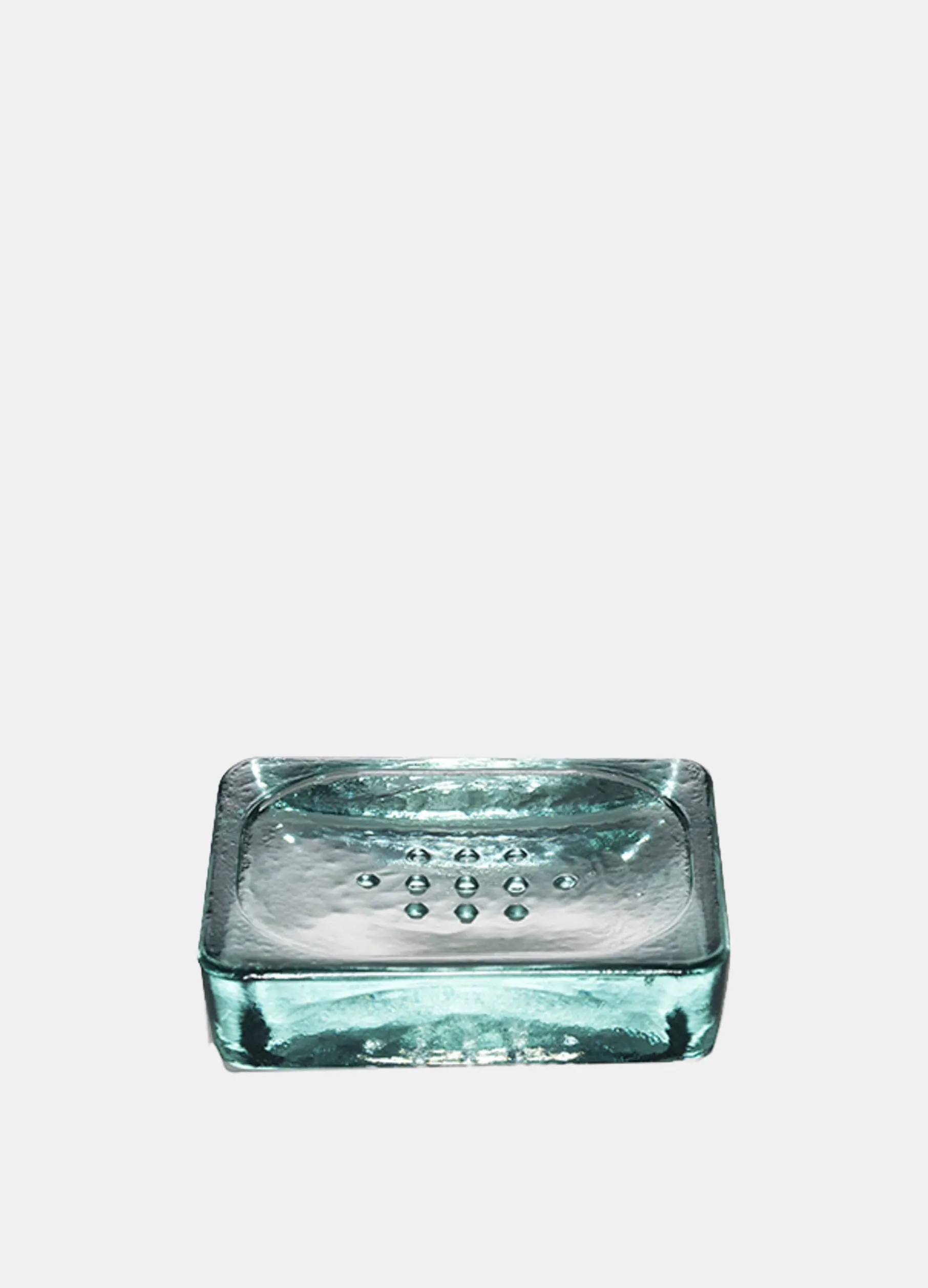 Porta sapone in vetro riciclato