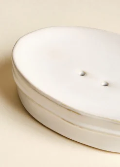 Porta saponetta in ceramica