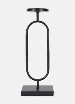 Portacandele rialzato in ferro