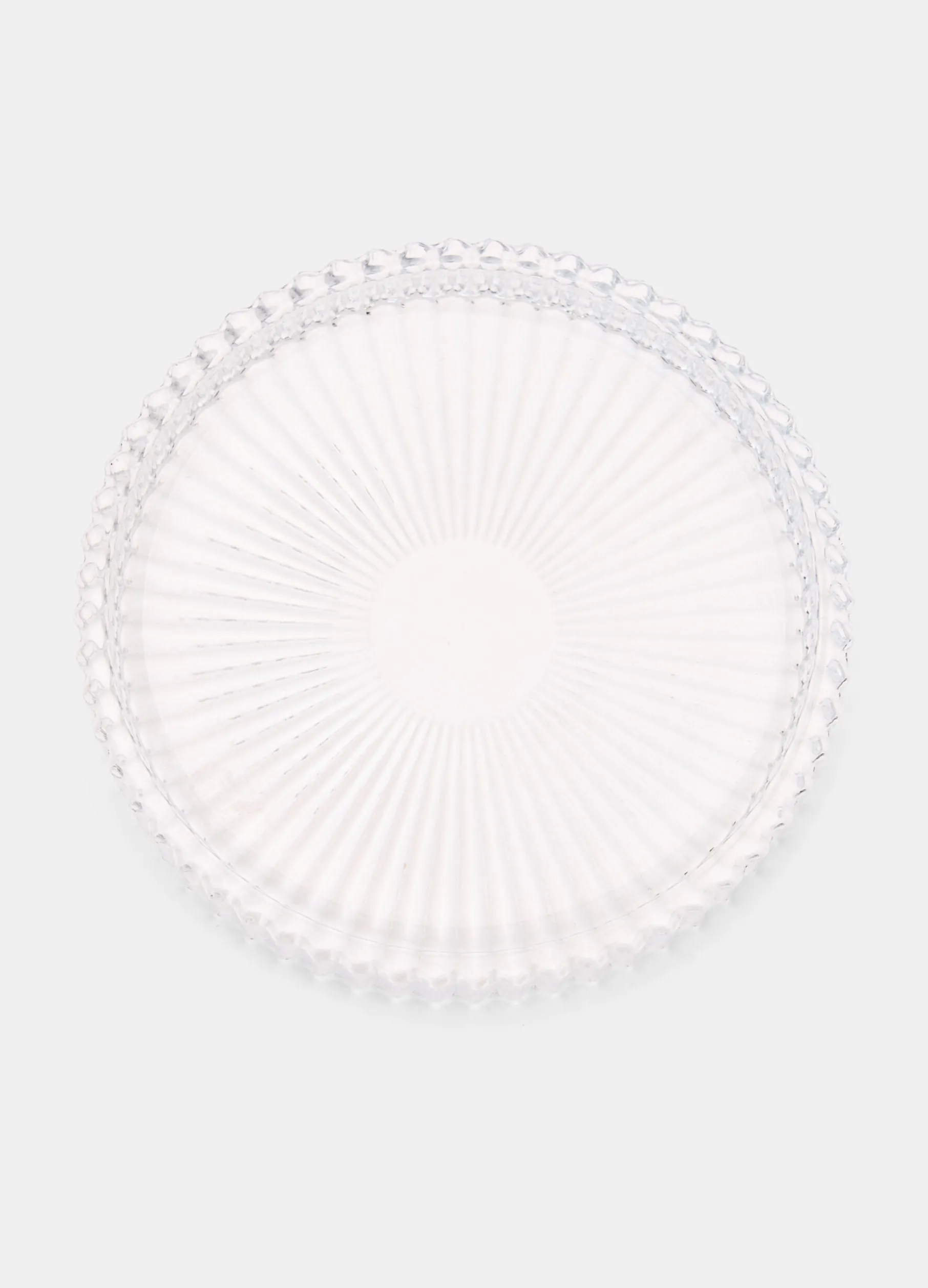 Portacandele rotondo in vetro