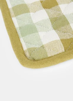 Presina in puro cotone biologico a quadri