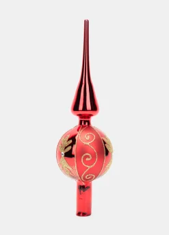 Puntale in vetro lucido e satinato