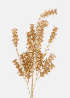 Ramo dorato con fiori