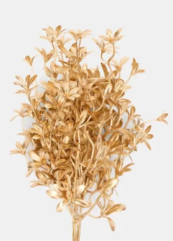 Ramo dorato con foglie