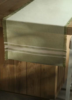 Runner bio in puro cotone sfrangiato