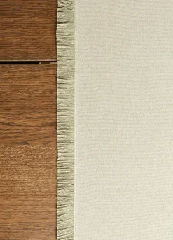 Runner bio in puro cotone sfrangiato