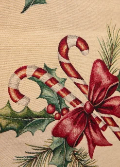 Runner in misto cotone jacquard