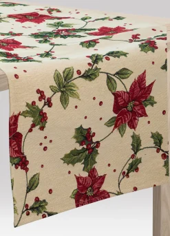 Runner in misto cotone jacquard