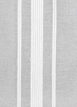 Runner in puro cotone con frange