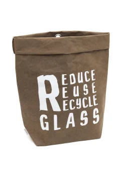 Sacco raccolta differenziata vetro in pura cellulosa Made in Italy