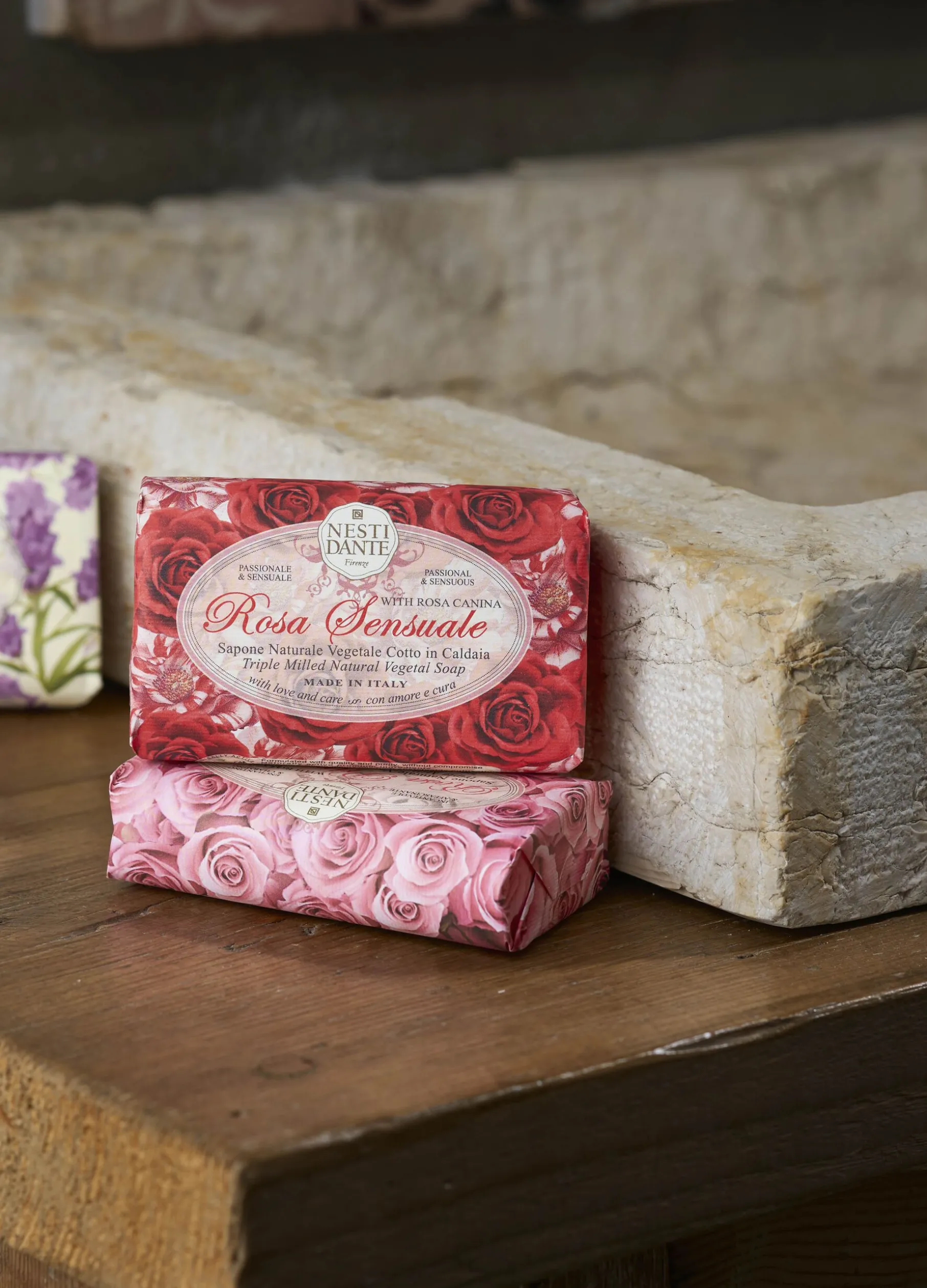 Saponetta profumata rosa sensuale 150 gr