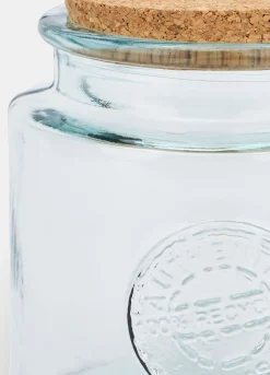 Set 2 barattoli in vetro riciclato Made in Spagna