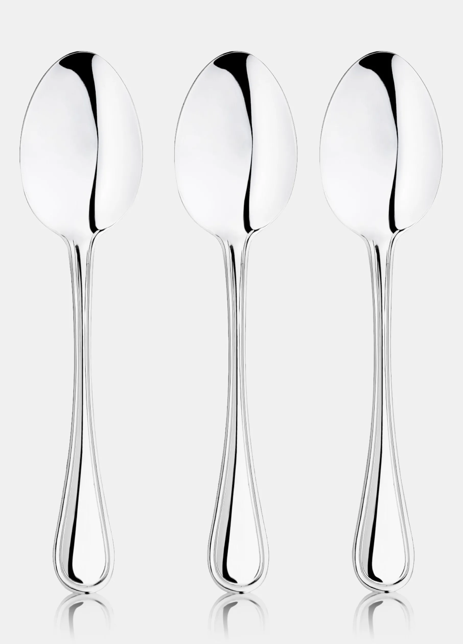 Set 3 cucchiai in acciaio