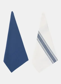 Set 2 strofinacci in puro cotone