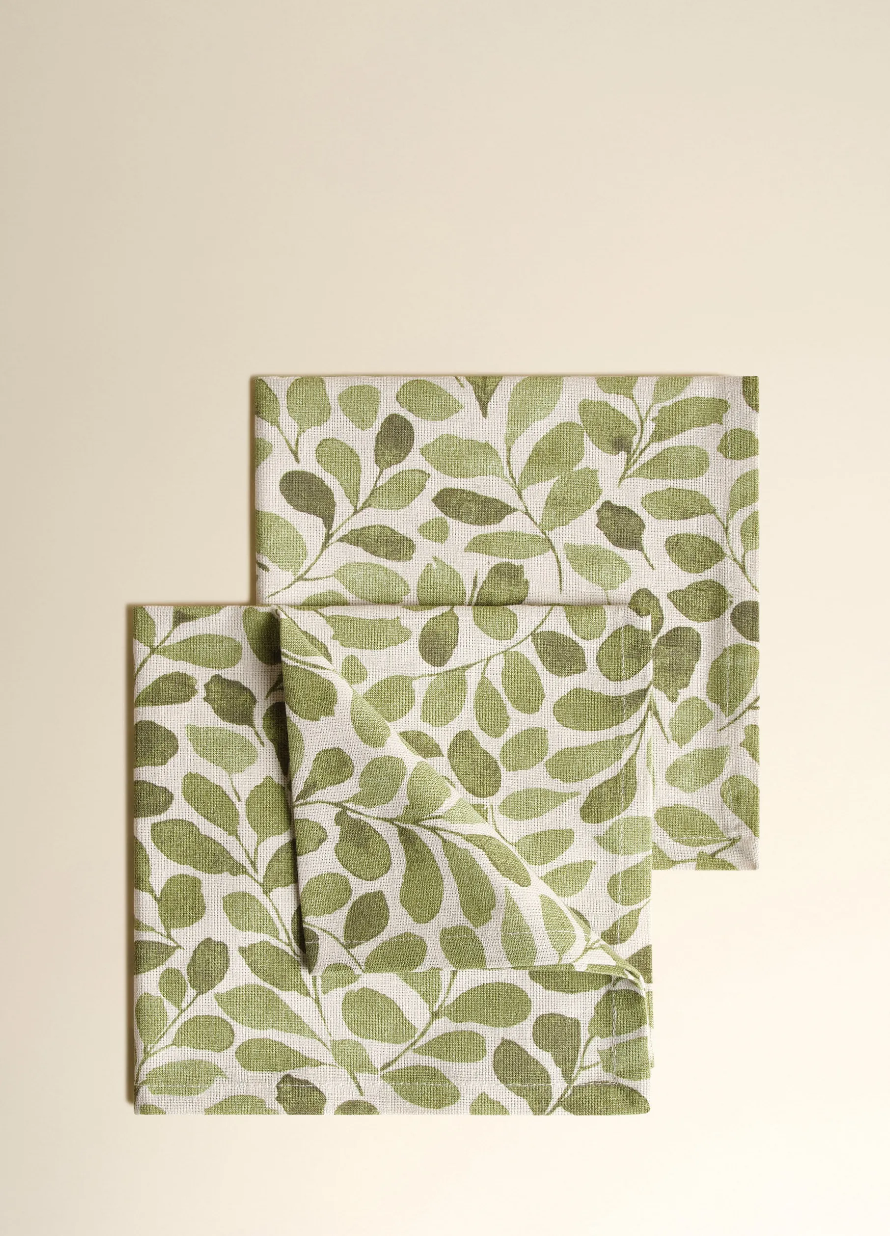 Set 2 tovaglioli in puro cotone biologico