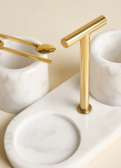 Set condimenti in marmo