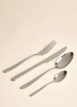 Set posate da 16 acciaio lucido