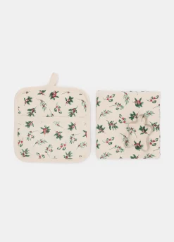 Set presina, strofinaccio e stampo per biscotti