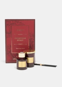 Set profumatore ambiente e candela Christmas Spirit