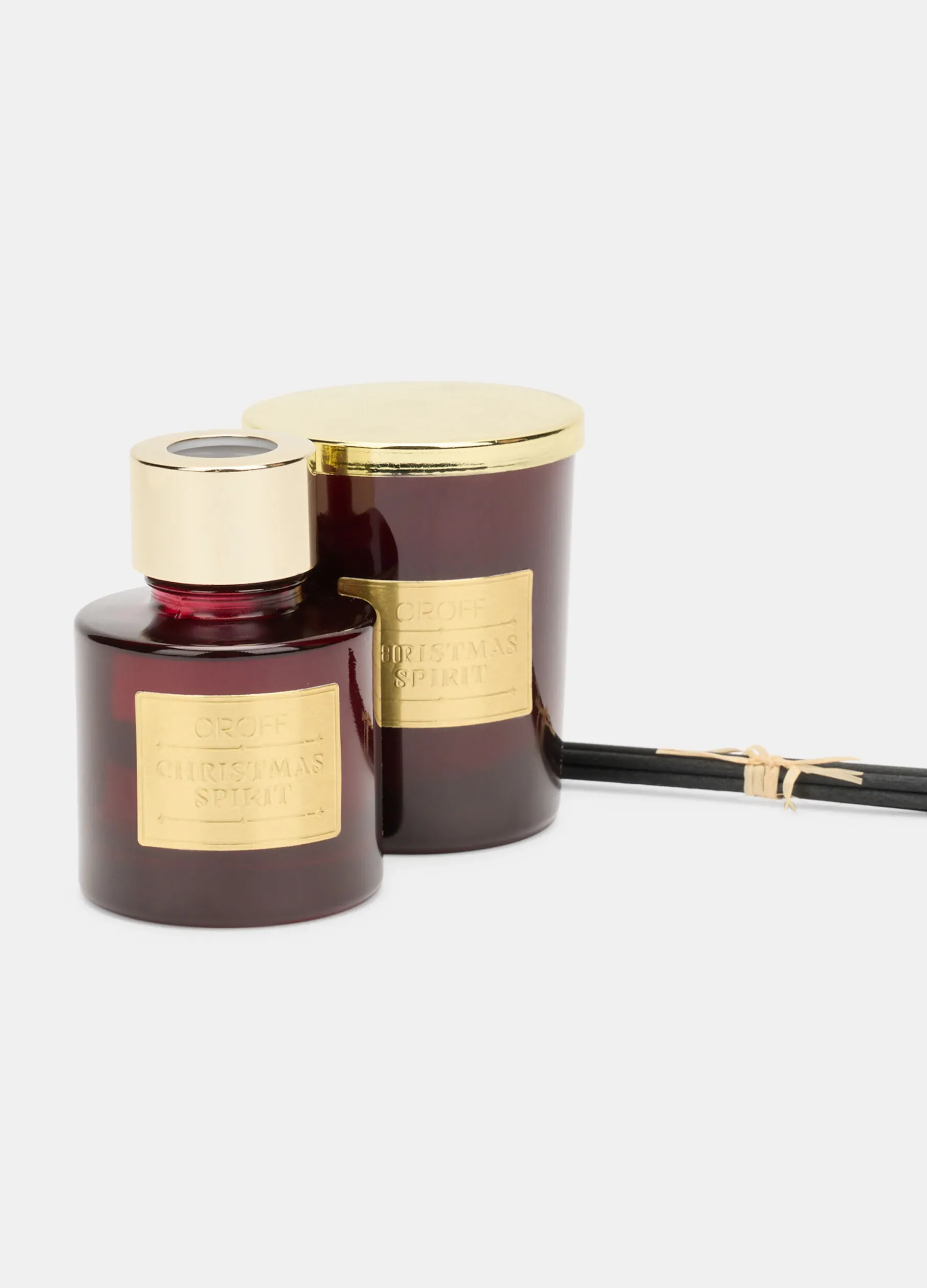 Set profumatore ambiente e candela Christmas Spirit