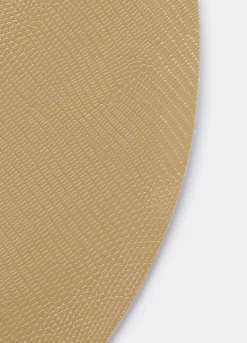 Sottopiatto tondo effetto pitonato