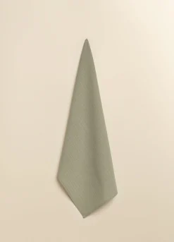 Strofinaccio a righe in puro cotone