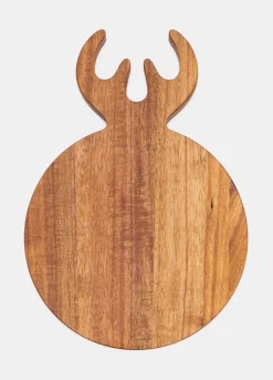 Tagliere corna in legno naturale