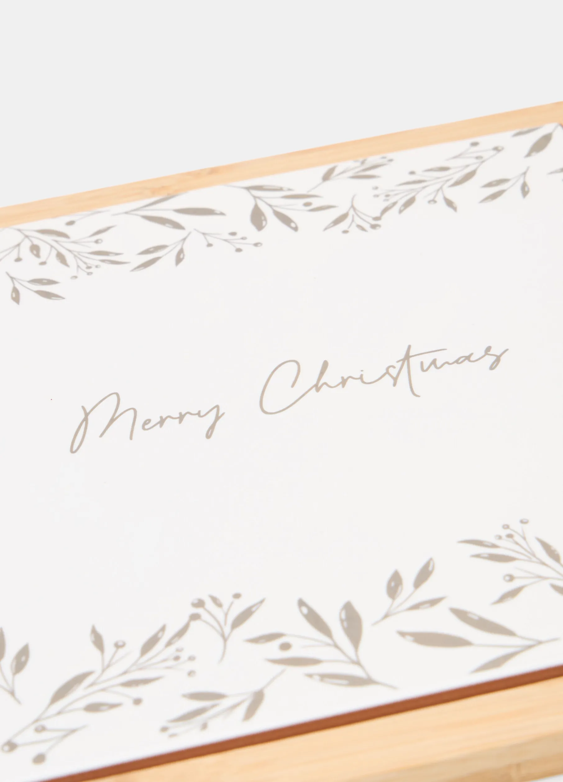 Tagliere e coltello per formaggi in bambù e ceramica