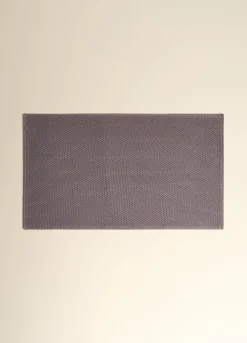 Tappetino bagno in cotone con motivo 3D